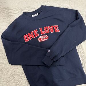Raising Canes “One Love” Champion Crewneck Sweatshirt